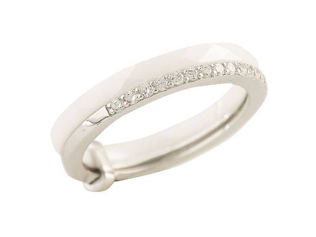 Серебряное кольцо SilverBreeze с керамикой (1213667) 16 размер
