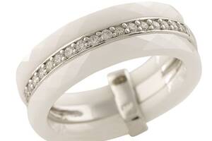 Серебряное кольцо SilverBreeze с керамикой 16.5 (1223666)