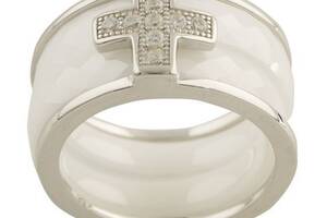 Серебряное кольцо SilverBreeze с керамикой 16.5 размер (1150382)