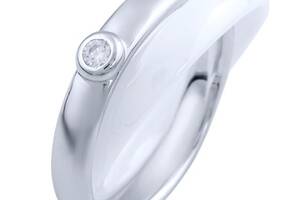 Серебряное кольцо SilverBreeze с керамикой 1765043 16 размер