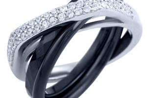 Серебряное кольцо SilverBreeze с керамикой 1903988 16.5 размер