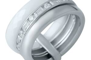 Серебряное кольцо SilverBreeze с керамикой (1978047) 18 размер