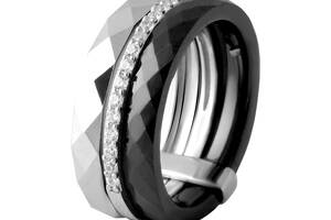 Серебряное кольцо SilverBreeze с керамикой (2048220) 16.5 размер