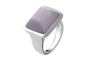 Серебряное кольцо SilverBreeze с кошачим глазом (2055020) 17 размер