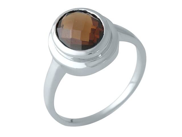 Серебряное кольцо SilverBreeze с натуральным гранатом 16.5 (1451564)
