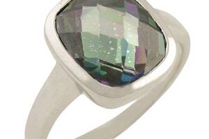 Серебряное кольцо SilverBreeze с натуральным мистик топазом 1456477 17.5 размер