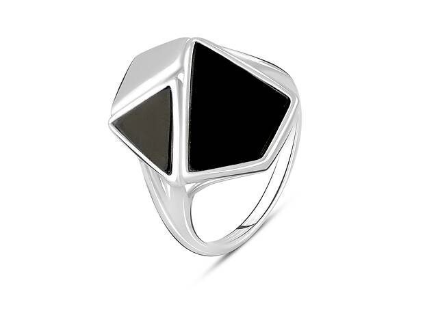 Серебряное кольцо SilverBreeze с натуральным ониксом (2107651) 18