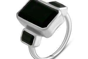 Серебряное кольцо SilverBreeze с натуральным ониксом 7.808ct (2127468) 18.5