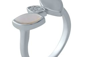 Серебряное кольцо SilverBreeze с натуральным перламутром 2037965 17 размер