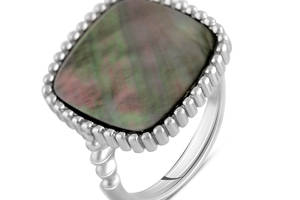 Серебряное кольцо SilverBreeze с натуральным перламутром (2106791) 17.5