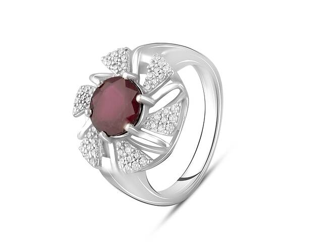 Серебряное кольцо SilverBreeze с натуральным рубином 2.55ct (2105770) 18.5