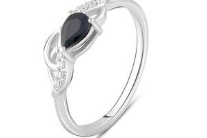 Серебряное кольцо SilverBreeze с натуральным сапфиром 0.475ct (2104834) 17.5