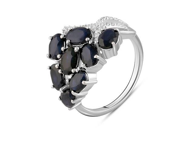 Серебряное кольцо SilverBreeze с натуральным сапфиром 4.6ct (2104681) 17