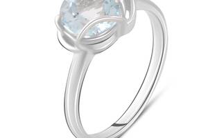 Серебряное кольцо SilverBreeze с натуральным топазом 2.6ct (2089377) 18