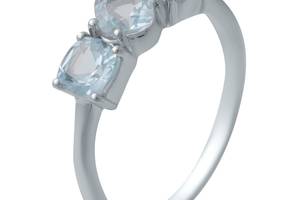 Серебряное кольцо SilverBreeze с натуральным топазом 2030676 17 размер