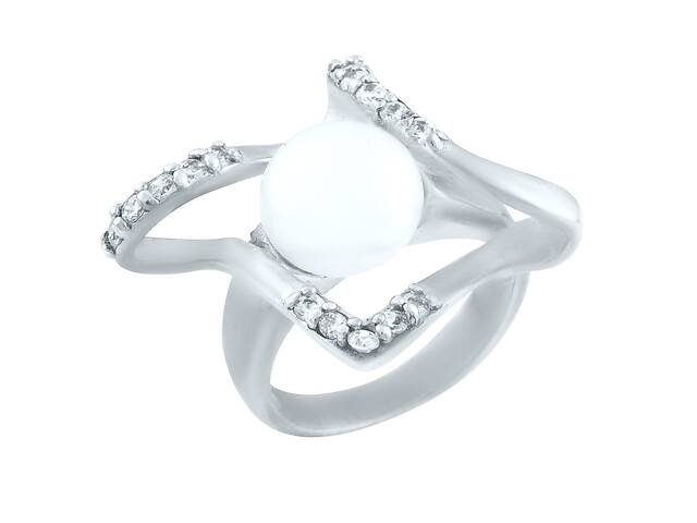 Серебряное кольцо SilverBreeze с натуральным жемчугом (0316598)
