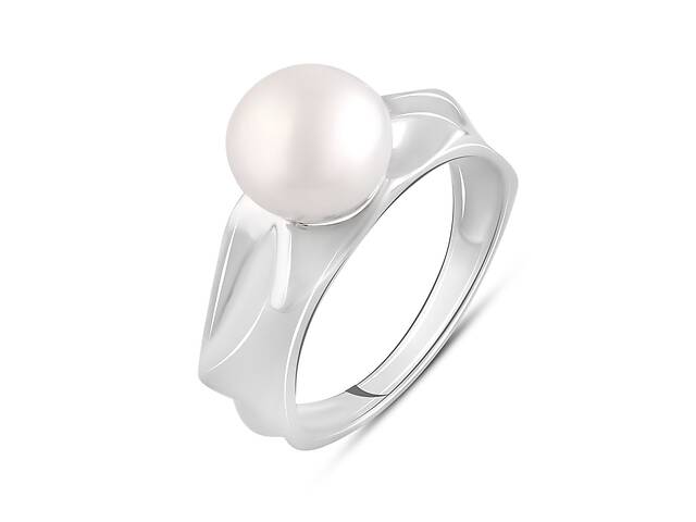 Серебряное кольцо SilverBreeze с натуральным жемчугом барочным (2098713) 18