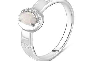 Серебряное кольцо SilverBreeze с опалом 0.167ct (2106852) 18.5
