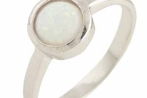 Серебряное кольцо SilverBreeze с опалом 0.375ct (1189450) 17.5 размер