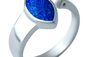Серебряное кольцо SilverBreeze с опалом 0.625ct (1919743) 17.5