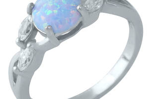 Серебряное кольцо SilverBreeze с опалом 0.675ct (1960370) 17.5