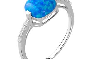 Серебряное кольцо SilverBreeze с опалом 1.457ct (2050742) 17 размер