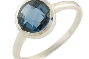 Серебряное кольцо SilverBreeze с топазом Лондон Блю 1.807ct (0567839) 18