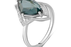 Серебряное кольцо SilverBreeze с топазом Лондон Блю 2.935ct (2091912) 17.5