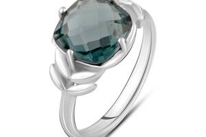 Серебряное кольцо SilverBreeze с топазом Лондон Блю 3.318ct (2125136) 17.5