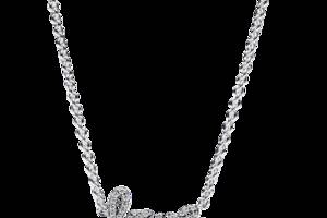 Серебряное ожерелье Pandora Сияющая рукописная любовь 393076C01