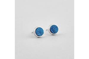 Серебряные серьги Minimal 2373р-blue
