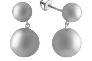 Серебряные серьги SilverBreeze без камней (2067702)