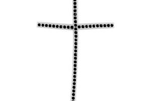 Серебряный крестик SilverBreeze с фианитами (2109754)