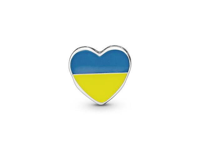 Серебряный шарм HitSilver «Любов до України»