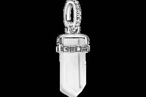 Серебряный шарм Pandora Белый амулет 399185C03