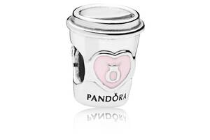 Серебряный шарм Pandora Moments Кофе с собой 797185EN160
