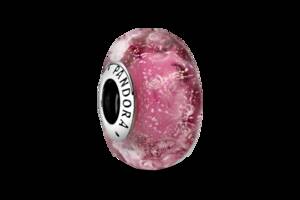 Серебряный шарм Pandora Moments Розовые волны 798872C00
