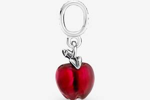 Серебряный шарм Pandora Murano Glass Red Apple Dangle