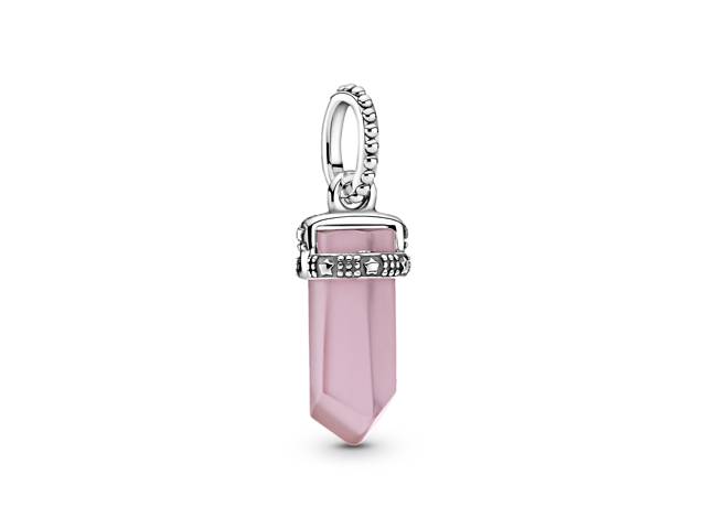 Серебряный шарм Pandora Розовый амулет 399185C02