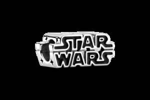 Серебряный шарм Pandora с 3D логотипом Star Wars 799246C01