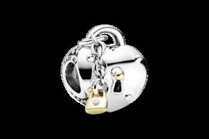 Серебряный шарм Pandora Сердце и замок 799160C01