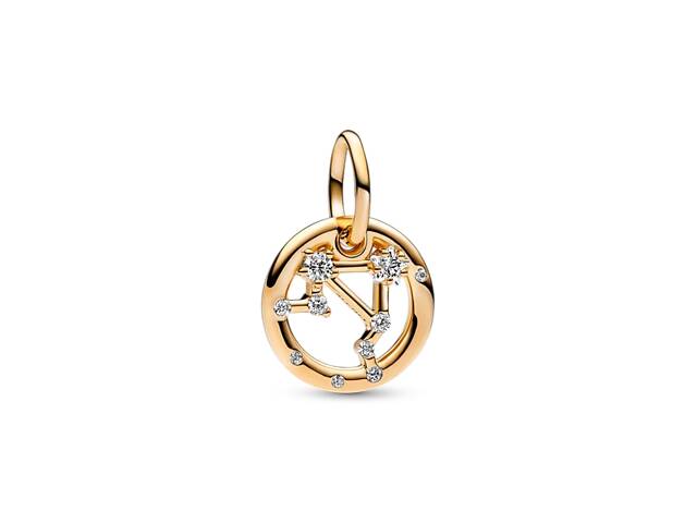 Серебряный шарм Pandora Знак зодиака 'Весы'