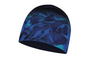 Шапка BUFF Junior Microfiber & Polar hat high mountain blue One Size Темно-Синий