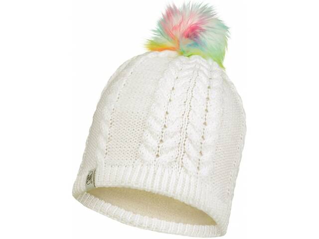 Шапка Buff Khitted & Full Fleece Hat Hat Nina White (1033-BU 123544.000.10.00)