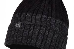 Шапка Buff Knitted & Fleece Hat Igor One Size Черный-Серый