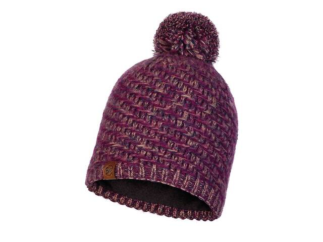 Шапка Buff Knitted & Polar Hat Agna One Size Фиолетовый