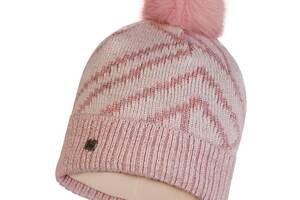 Шапка Buff Knitted & Polar Hat Arkasha One Size Светло-Розовый