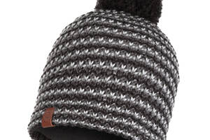 Шапка Buff Knitted & Polar Hat Dana One Size Черный-Серый