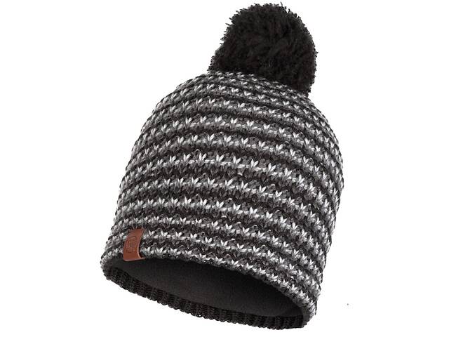 Шапка Buff Knitted & Polar Hat Dana One Size Черный-Серый