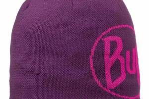 Шапка Buff Knitted & Polar Hat Logo Plum (1033-BU 111000.622.10.00)